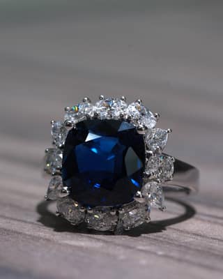 ทองขาว 18K แหวน — 3