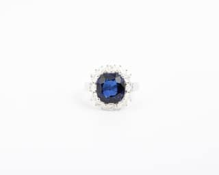 ทองขาว 18K แหวน — 1