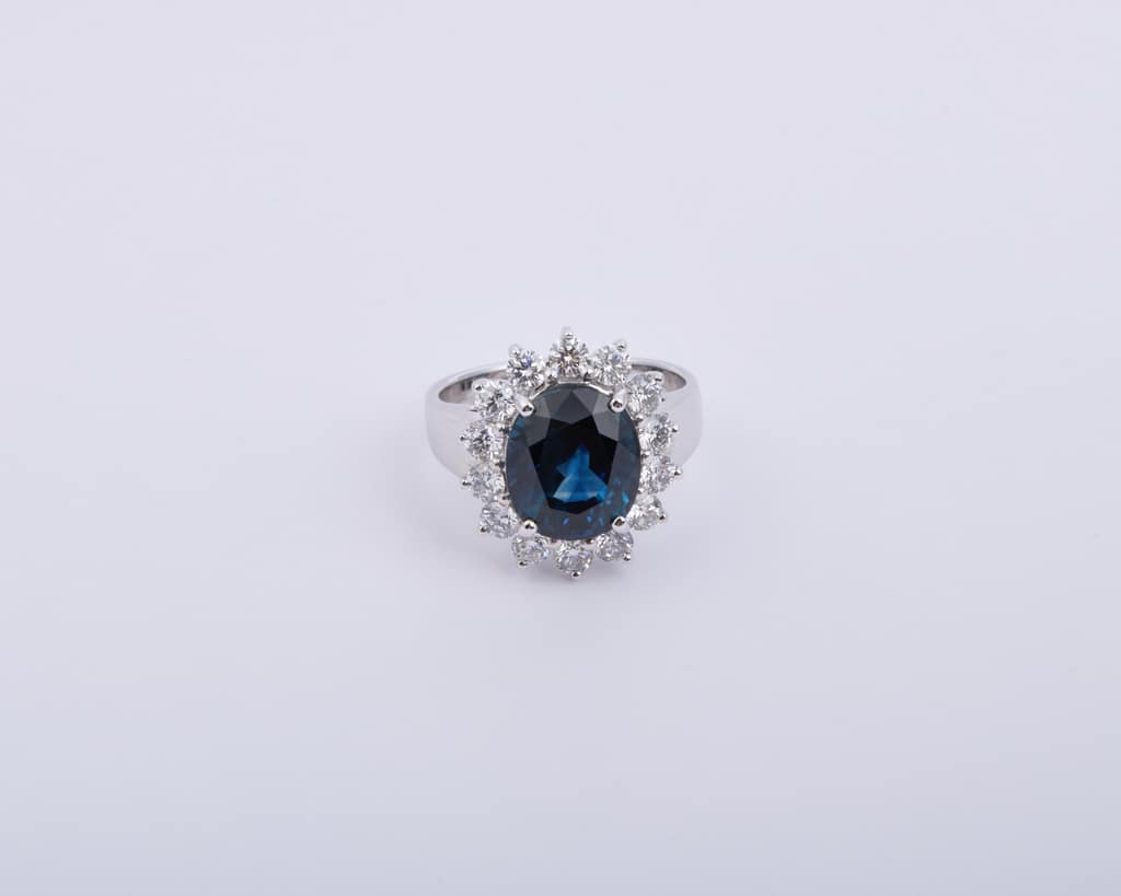 ทองขาว 18K แหวน