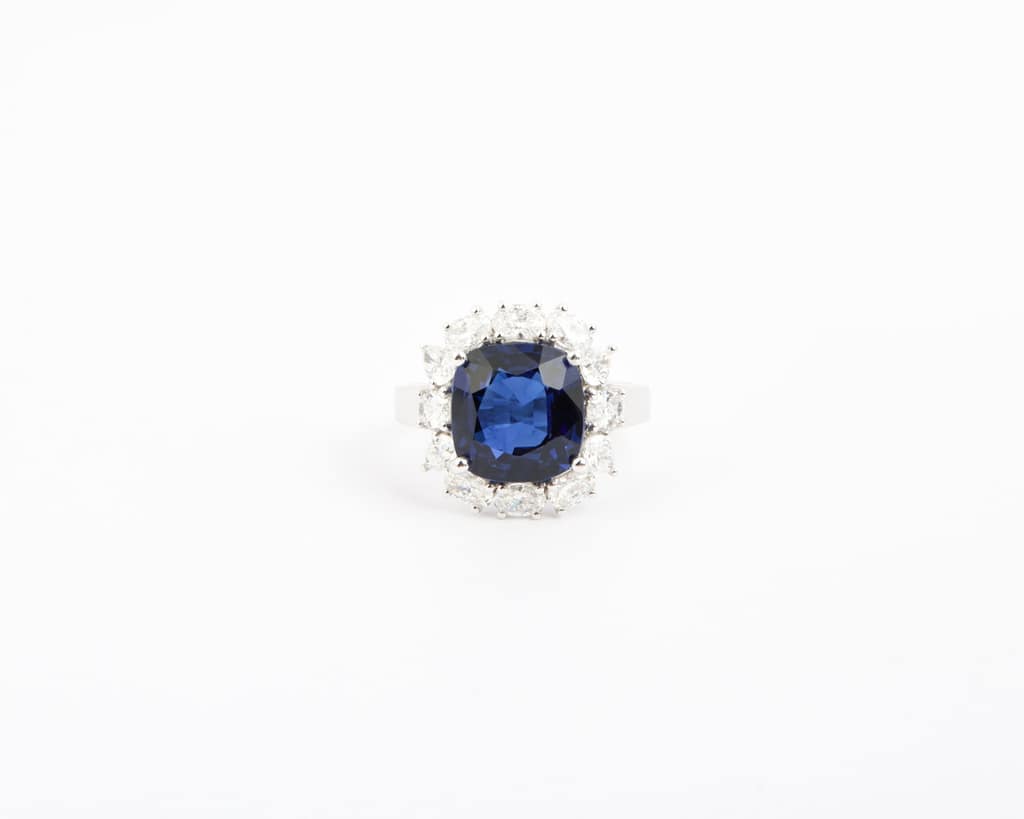 ทองขาว 18K แหวน